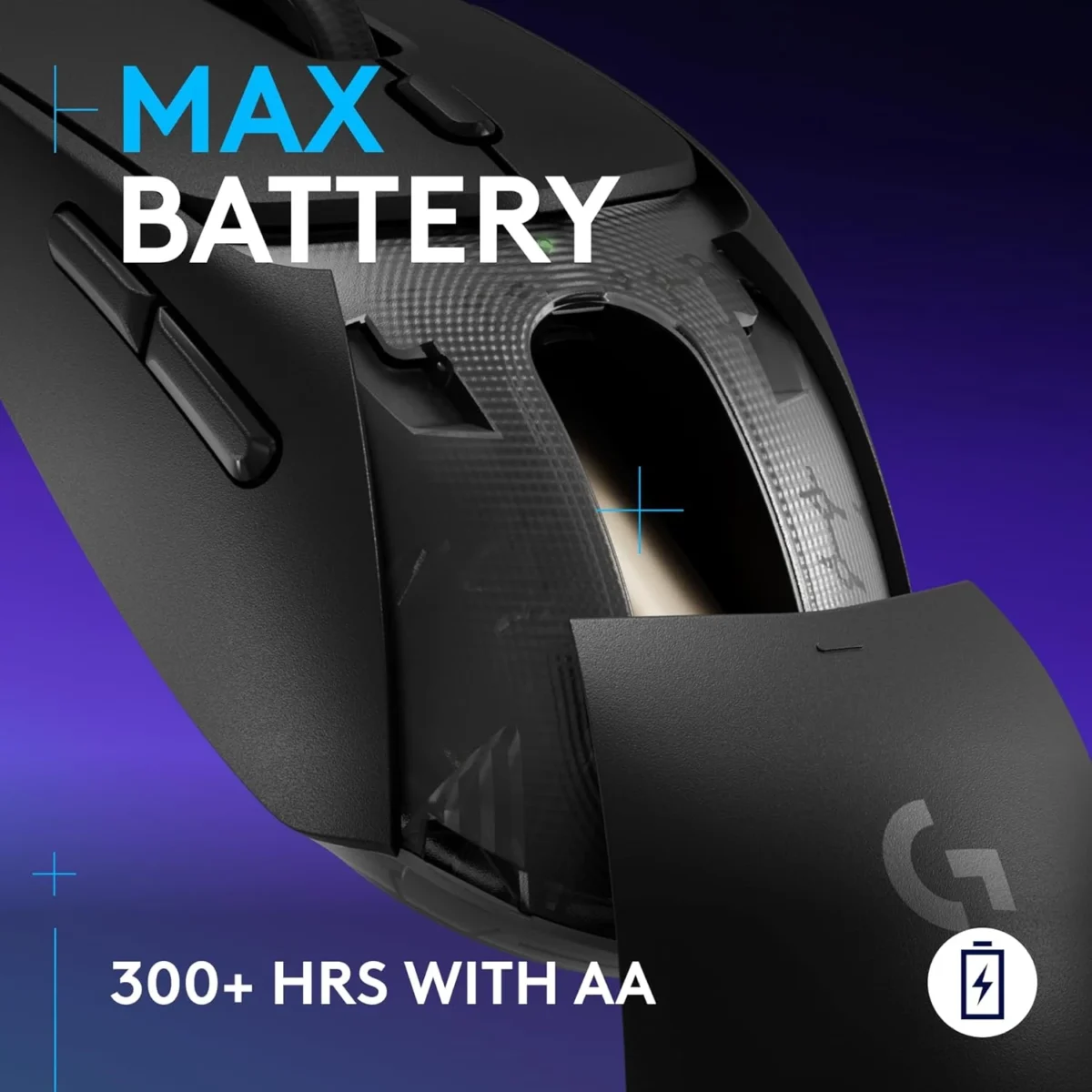 Logitech G309 Lightspeed Wireless, Bluetooth Gaming Mouse Hero 25K Sensor 86g (Black)