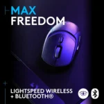 Logitech G309 Lightspeed Wireless, Bluetooth Gaming Mouse Hero 25K Sensor 86g (Black)