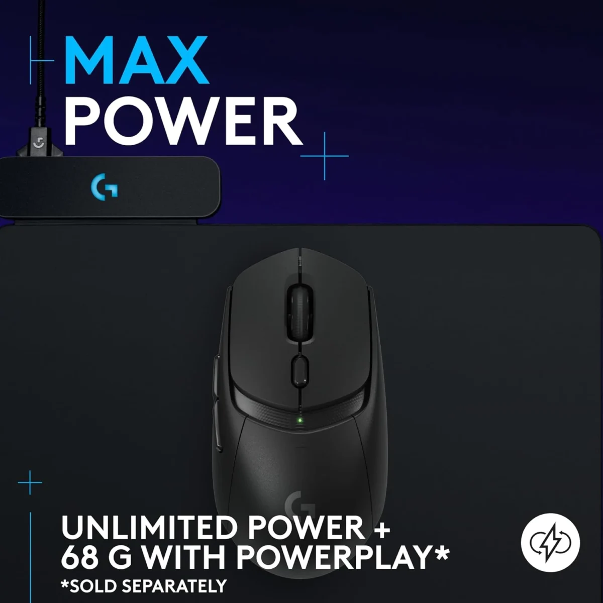 Logitech G309 Lightspeed Wireless, Bluetooth Gaming Mouse Hero 25K Sensor 86g (Black)