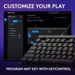 Logitech G515 TKL Wired Low Profile RGB Gaming Keyboard Tactile Brown Switches