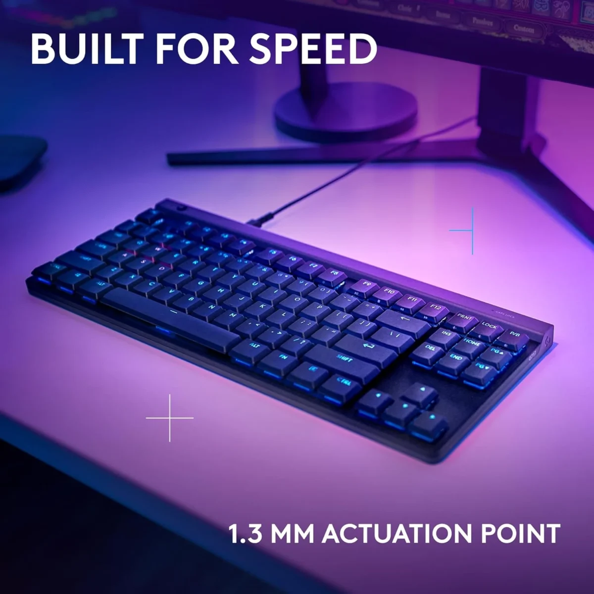 Logitech G515 TKL Wired Low Profile RGB Gaming Keyboard Tactile Brown Switches