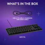 Logitech G515 TKL Wired Low Profile RGB Gaming Keyboard Tactile Brown Switches