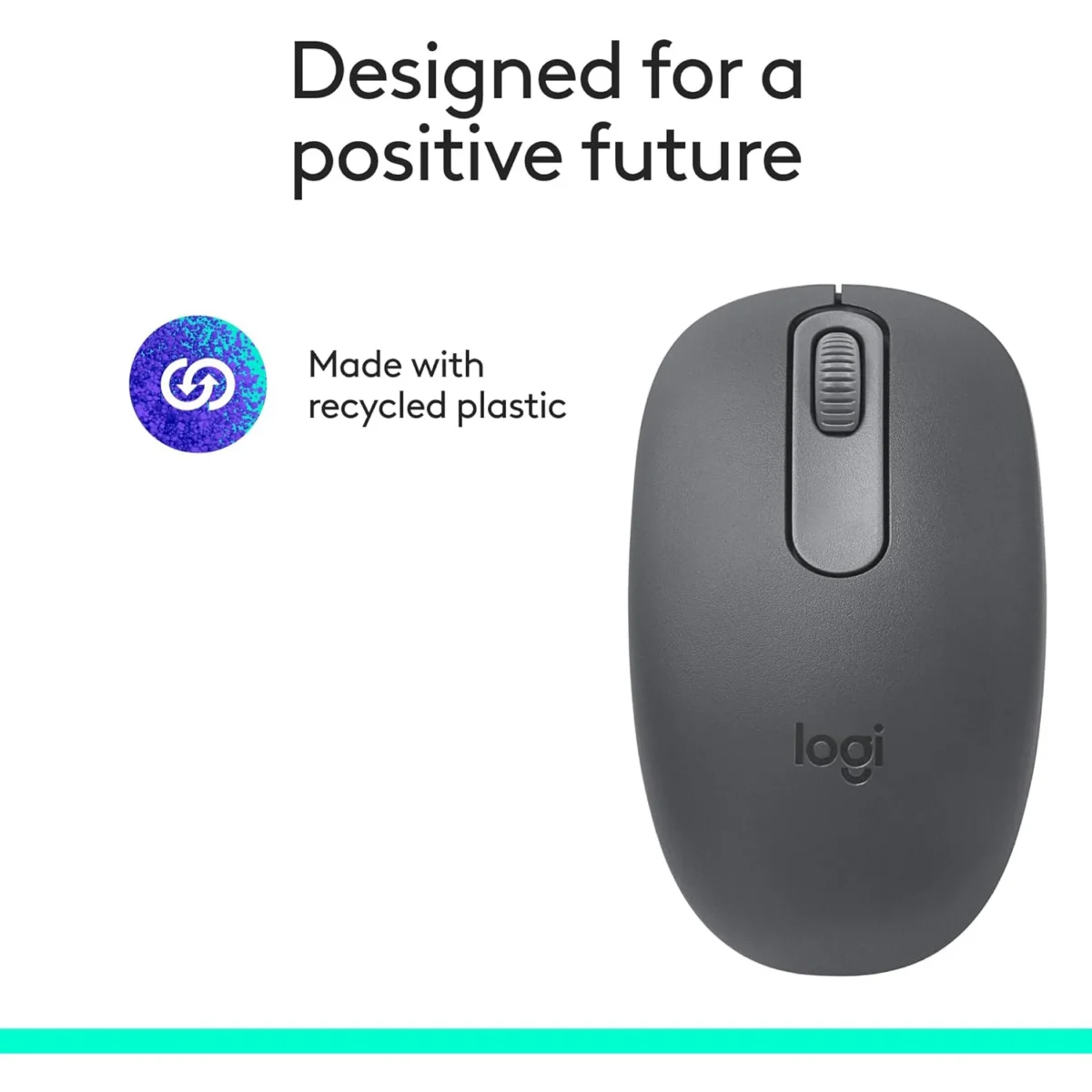 Logitech M196 Bluetooth Wireless Mouse (Graphite)