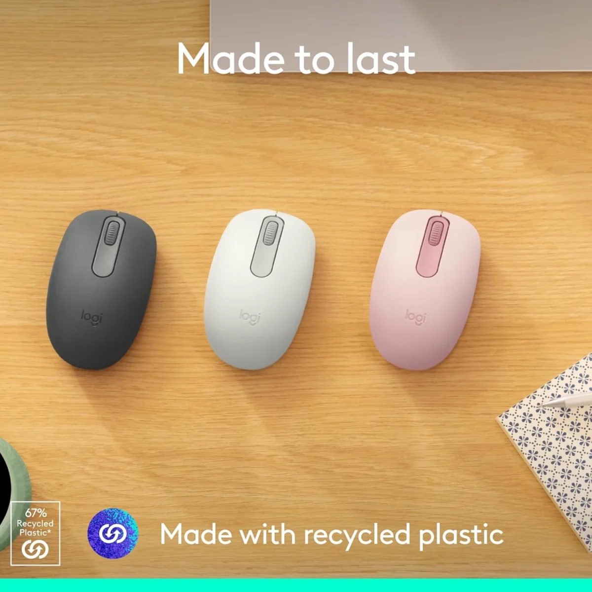 Logitech M196 Bluetooth Wireless Mouse (Graphite)