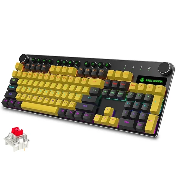 MAGIC-REFINER MK13 Gaming Mechanical Keyboard - Red Switch