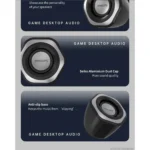 Philips SPA2209 Desktop Speakers 5W - 2.0 Channel Stereo - USB Powered + 3.5mm Cable - Image 3