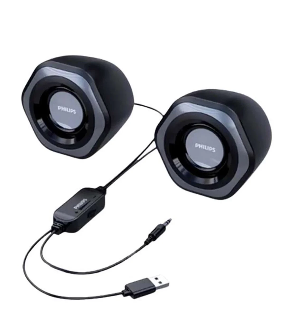 Philips SPA2209 Desktop Speakers 5W - 2.0 Channel Stereo - USB Powered + 3.5mm Cable - Image 14