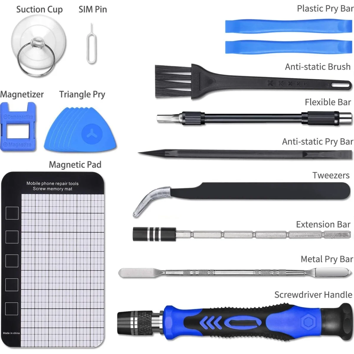 Precision Screwdriver Set, Unamela 139 in 1 Computer Repair Tool Kit, Magnetic Screwdriver Kit with 120 Bits Compatible