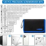 Precision Screwdriver Set, Unamela 139 in 1 Computer Repair Tool Kit, Magnetic Screwdriver Kit with 120 Bits Compatible