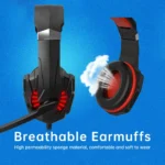 Python Fly G9000 Mini Gaming Headset - Stereo Sound (Red)