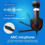 Python Fly G9000 Mini Gaming Headset - Stereo Sound (Red)
