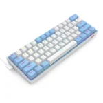 REDRAGON K617 Fizz RGB 60% Gaming Mechanical Keyboard - Red Switches (White Blue)