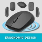 Rapoo M100 Ultra Silent Wireless Mouse with Bluetooth Multi-Device Connectivity Upto 3 Devices