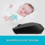 Rapoo M100 Ultra Silent Wireless Mouse with Bluetooth Multi-Device Connectivity Upto 3 Devices