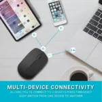 Rapoo M100 Ultra Silent Wireless Mouse with Bluetooth Multi-Device Connectivity Upto 3 Devices