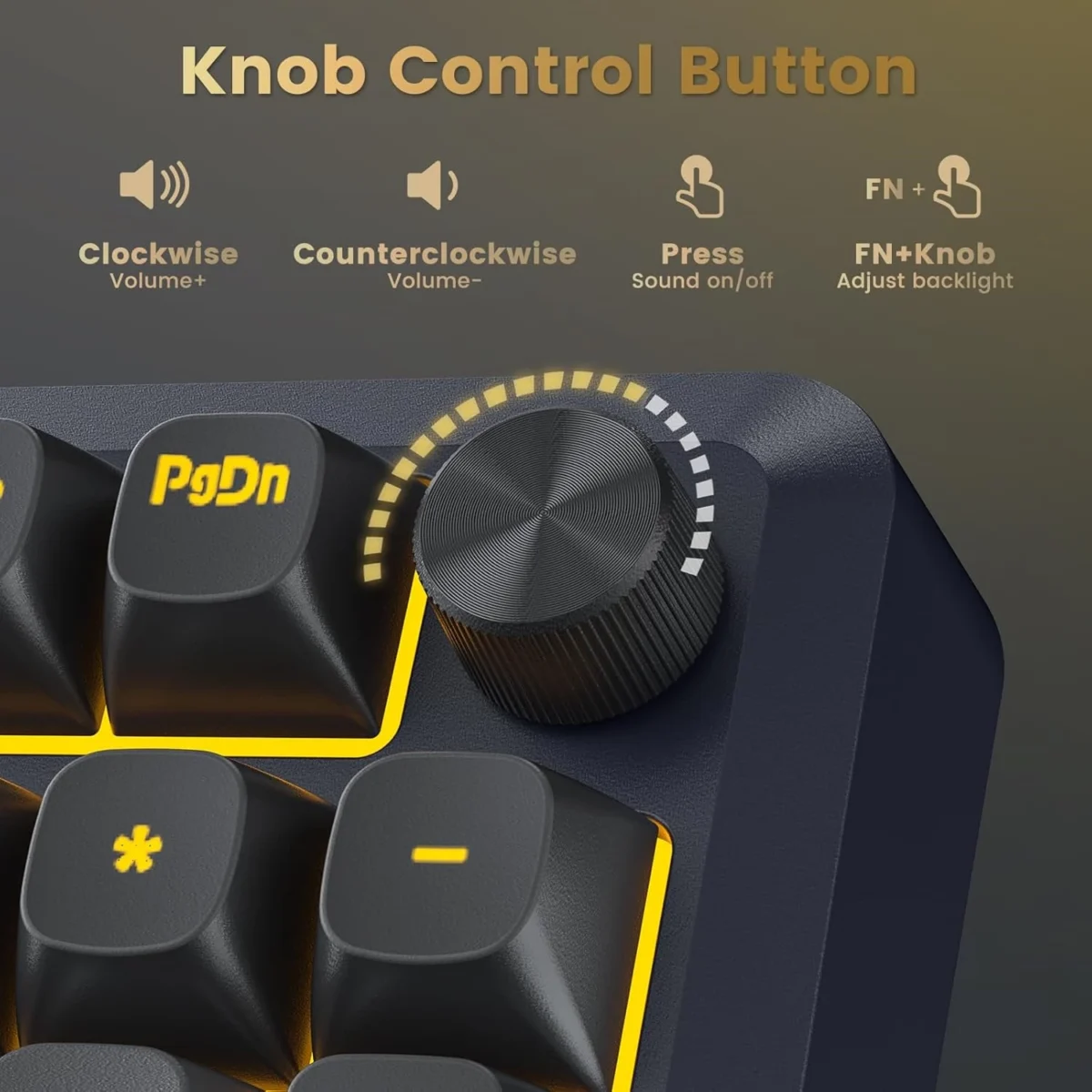 Redragon K688 3 Mode Wireless, Bluetooth, Wired RGB Gaming Mechanical Keyboard, Gasket Mounted with Volume Knob, Pre-Lubed Linear Switches, MDA-Profile, 98 Keys Hot Swappable Creamy (Black Gray)