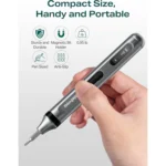 Soleilwear Mini Electric Screwdriver, 52 in 1 Electric Screwdriver Kit with 48 Magnetic Bits