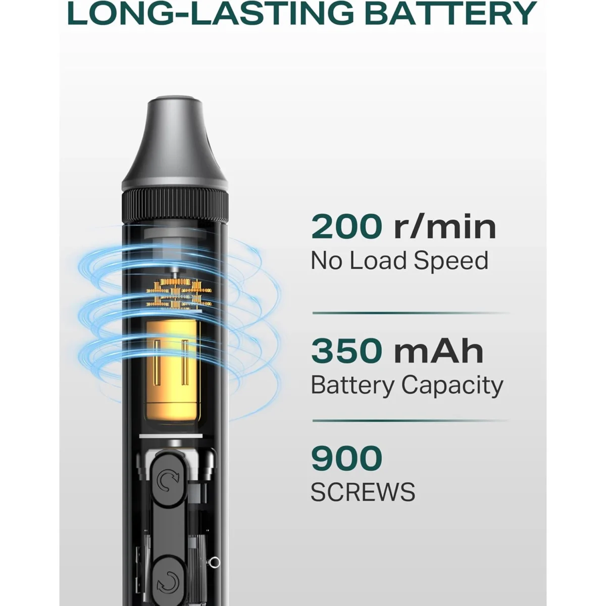 Soleilwear Mini Electric Screwdriver, 52 in 1 Electric Screwdriver Kit with 48 Magnetic Bits