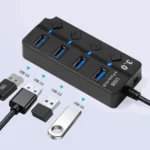USB 3.0 HUB 4 Ports With Power Switches
