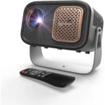 WEWATCH V11 Mini Projector, Electronic Focus, Projection 360°, ±45° Keystone, 14000 Lumens Portable Mini Projector WiFi Bluetooth, Home Video Projectors for PhonePS5USBHDMI
