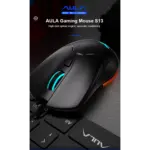 AULA S13 Gaming Mouse - 3,600 DPI - 110 Gram - 6 Buttons (Black)