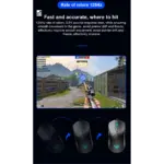 AULA S13 Gaming Mouse - 3,600 DPI - 110 Gram - 6 Buttons (Black)