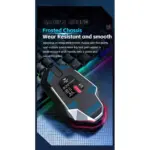AULA S50 Gaming Mouse - 2,400 DPI - 6 Buttons (Black)