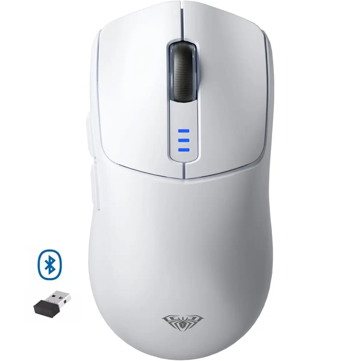 AULA SC580 3 Mode Wireless,Bluetooth & Wired Gaming Mouse - Optical Sensor 10,000 DPI - 1000 Hz Pooling Rate - 70 Hour Battery