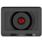 Redragon GCP512 Laptop Cooling Pad with 5.9" Fan, Rapid Cooling for 15-17 Inch Laptops, Variable Speed Control, 4 Adjustable Heights, RGB Quiet Cooling Pad with Phone Stand