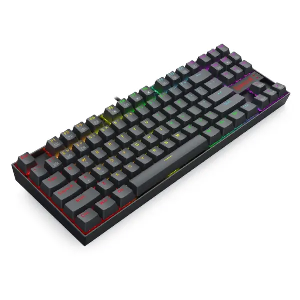 Redragon K552 Elite KUMARA Mechanical Gaming Keyboard - Red Switches - Rainbow (Black)
