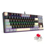 Redragon K552LGY KUMARA Mechanical Gaming Keyboard - Red Switches - Rainbow LED