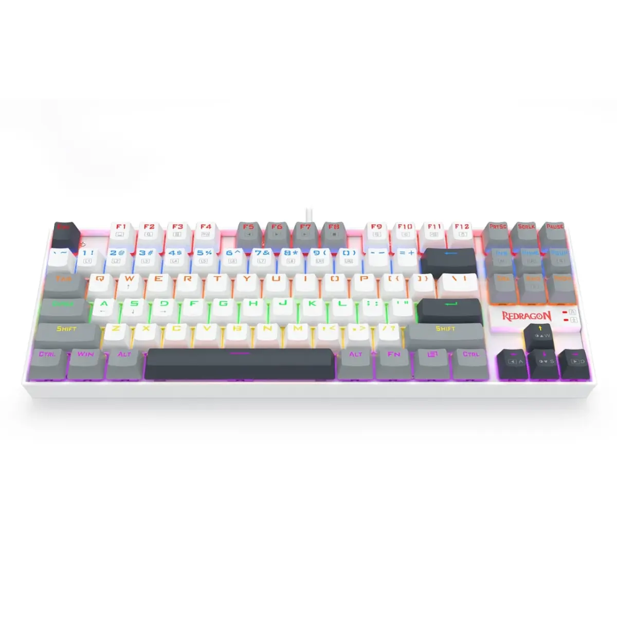 Redragon K552WGL KUMARA Mechanical Gaming Keyboard - Red Switches - Rainbow LED
