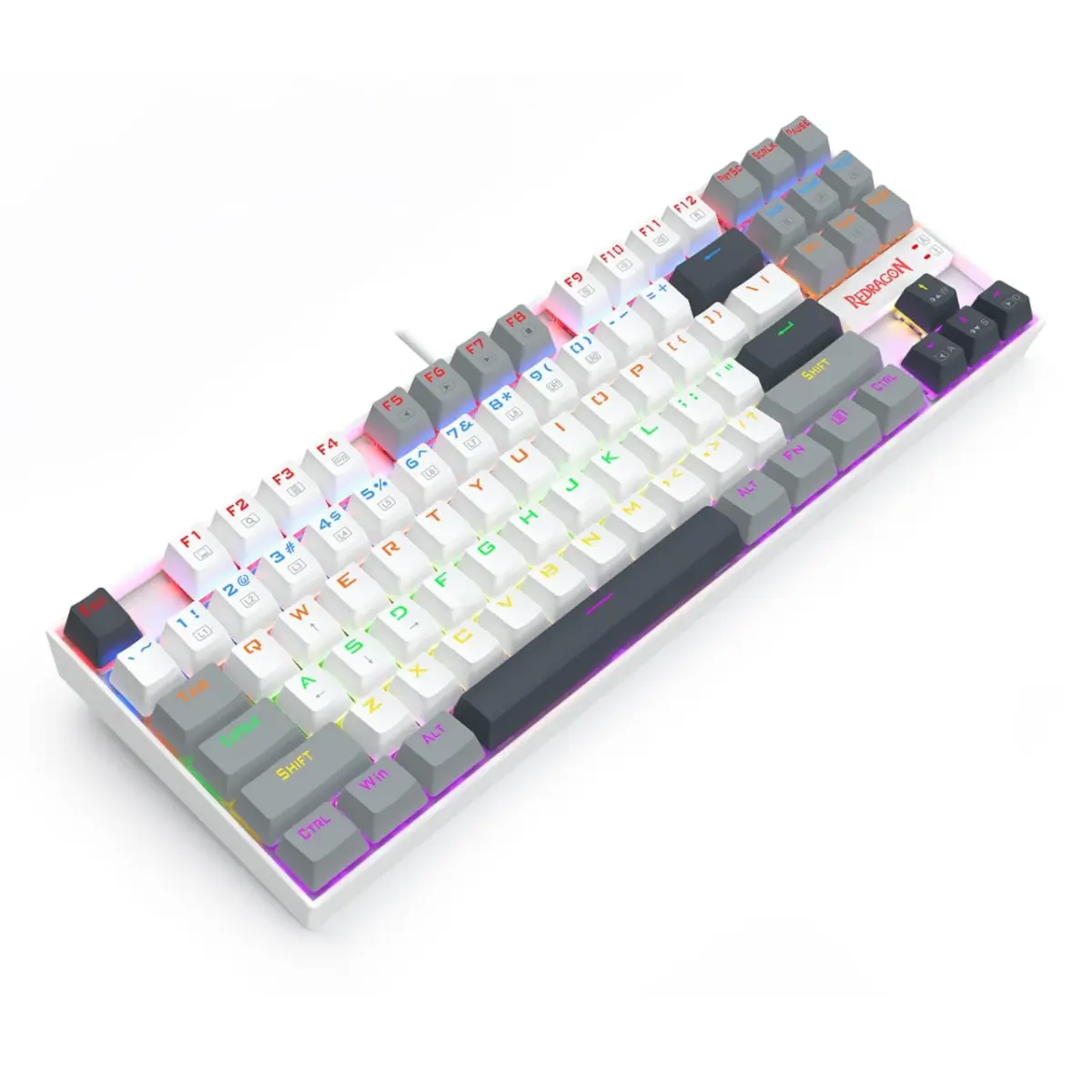 Redragon K552WGL KUMARA Mechanical Gaming Keyboard - Red Switches - Rainbow LED