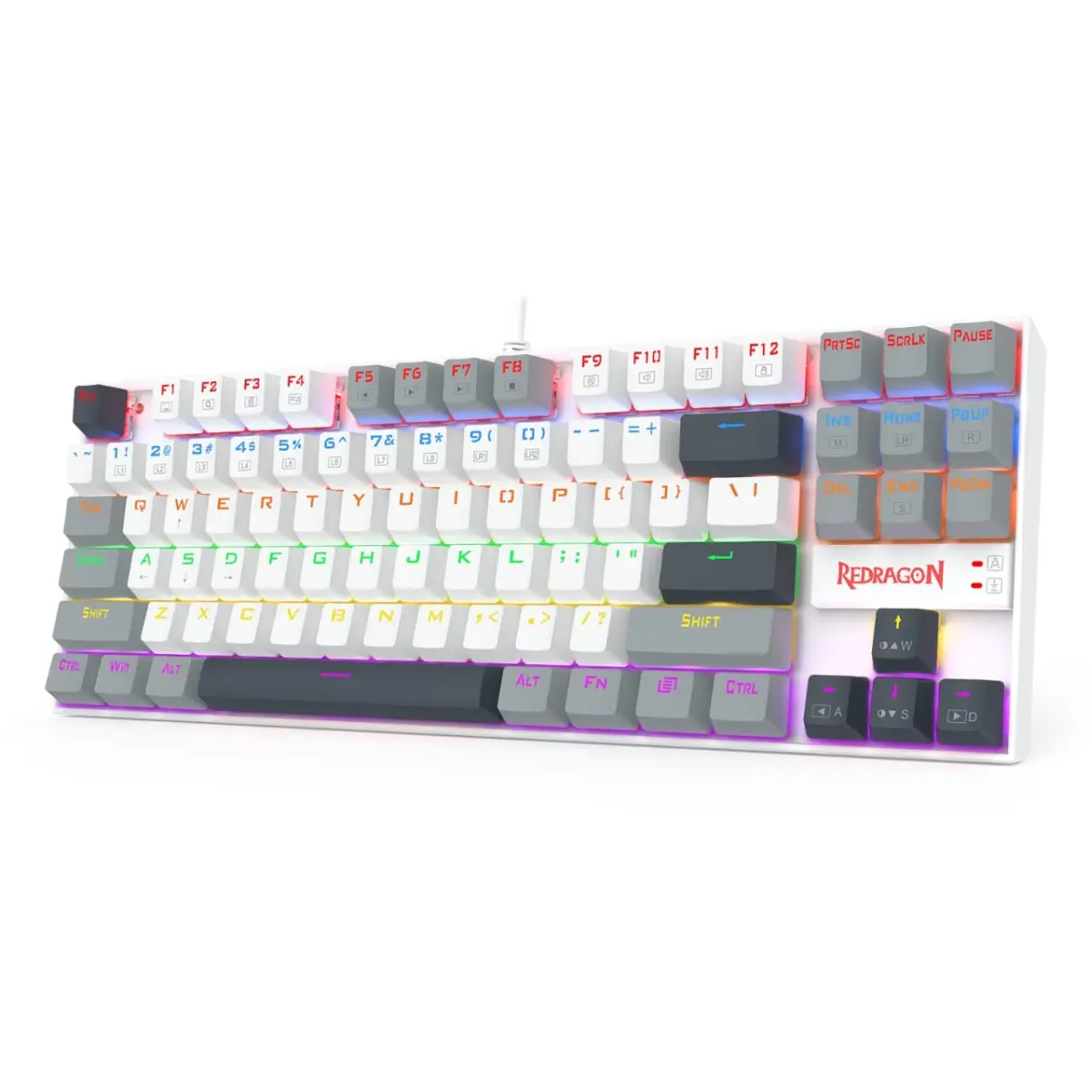 Redragon K552WGL KUMARA Mechanical Gaming Keyboard - Red Switches - Rainbow LED