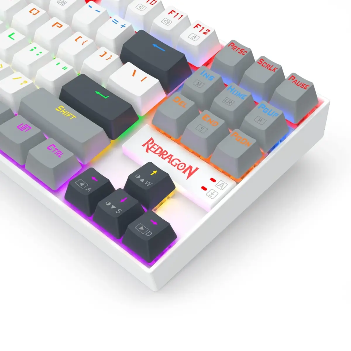 Redragon K552WGL KUMARA Mechanical Gaming Keyboard - Red Switches - Rainbow LED