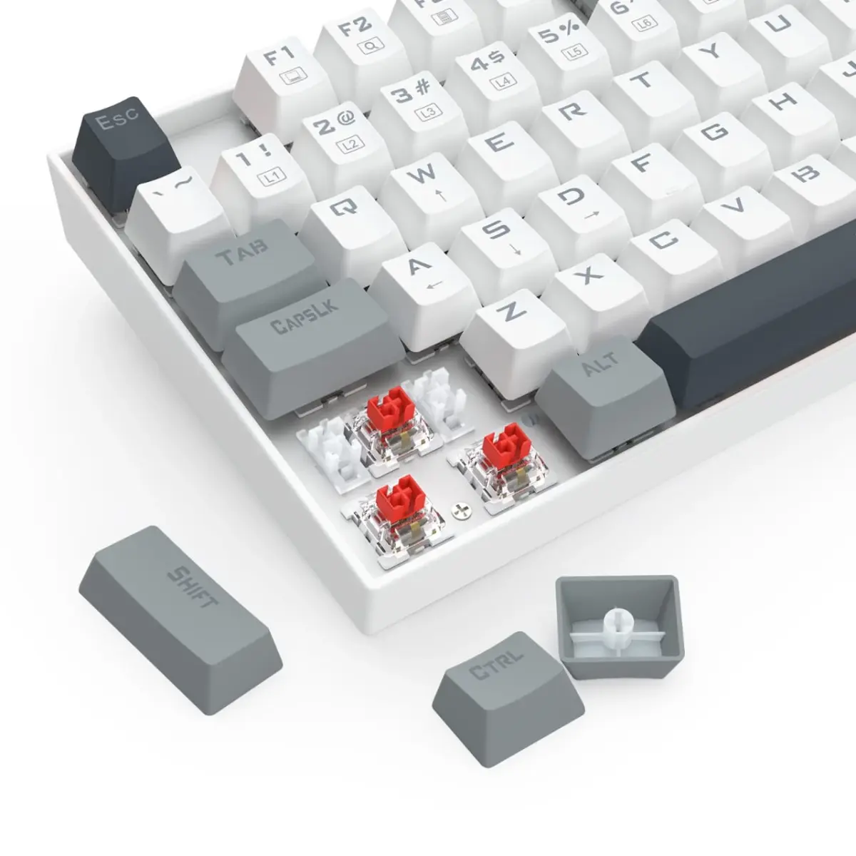 Redragon K552WGL KUMARA Mechanical Gaming Keyboard - Red Switches - Rainbow LED