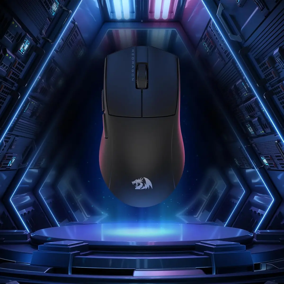 Redragon M724 Wired Gaming Mouse, 42G Ultra-Light Optical 12,400 DPI (Black)