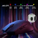Redragon M724 Wired Gaming Mouse, 42G Ultra-Light Optical 12,400 DPI (Black)