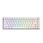 VTER Fighting68 HE Magnetic Gaming Keyboard with Adjustable Actuation, 0.08mm RT Precision, Linear Aurora Magnetic Switch 8K Polling Rate, 68-Key Compact USB-C Wired Keyboard, Hot-Swappable, RGB Backlit (White Contours)