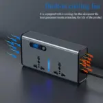 200W Car Power Inverter, DC 12/24V to 220V AC Car Inverter,3 USB 1 Type-C Ports Charger Adapter Car Plug Converter