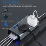 200W Car Power Inverter, DC 12/24V to 220V AC Car Inverter,3 USB 1 Type-C Ports Charger Adapter Car Plug Converter