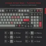FL ESPORTS FL980 96% RGB Gaming Mechanical Keyboard Hot Swappable Kailh Box Red Switch - Programmable, Durable PBT Keycaps