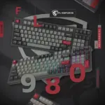 FL ESPORTS FL980 96% RGB Gaming Mechanical Keyboard Hot Swappable Kailh Box Red Switch - Programmable, Durable PBT Keycaps