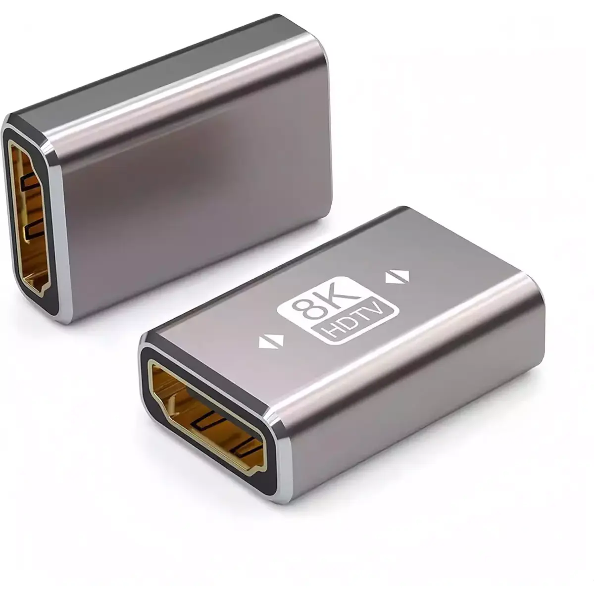 8K HDMI Female to Female Adapter HDMI 2.1 Extender Support 8K@60HZ for HDTV Roku, Monitor, Computer, PC, Laptop, Projector, DVD Player