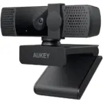 AUKEY 1080P Webcam With Cover Full HD 2.1 Mega Pixel With Dual Microphone, Auto focus, 30 FPS, Wide Angle 110