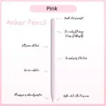Anker Pencil Drawing Stylus Pen Capacitive Pencil Screen Pen For Apple iPadiPad ProAirmini (Pink)