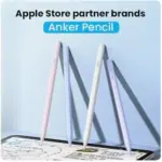 Anker Pencil Drawing Stylus Pen Capacitive Pencil Screen Pen For Apple iPad/iPad Pro/Air/mini (White)