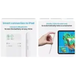 Anker Pencil Drawing Stylus Pen Capacitive Pencil Screen Pen For Apple iPad/iPad Pro/Air/mini (White)