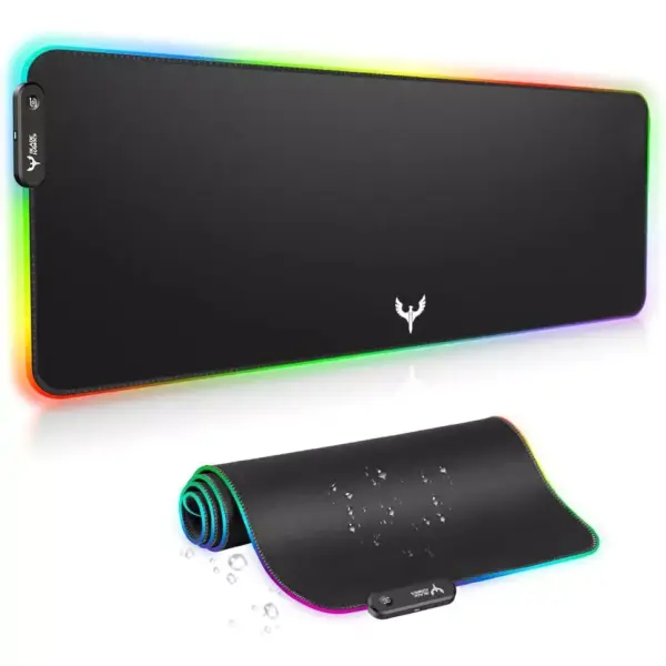 BladeHawks BX04 RGB Gaming Mouse Pad - Size 800 X 300 X 4 MM (Black)