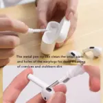 Cleaner Kit for Airpods,Earbuds Cleaning kit for Airpods Pro 1 2 3, Multi-Function Cleaning Tool with Brush for Wireless Earphones Bluetooth Headphones Camera and iPhone